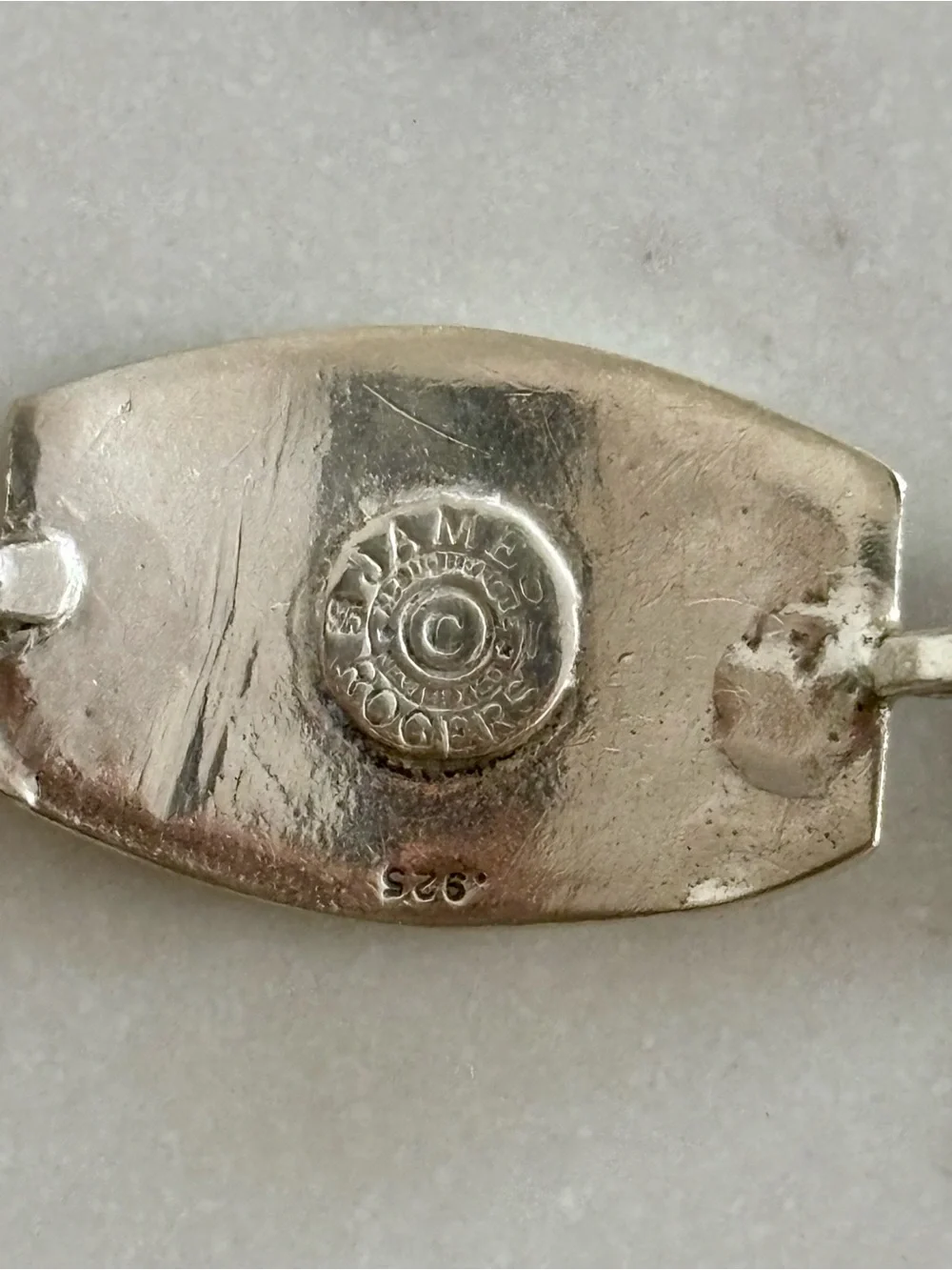 Vintage James Rogers Sterling Silver Native American Link Bracelet